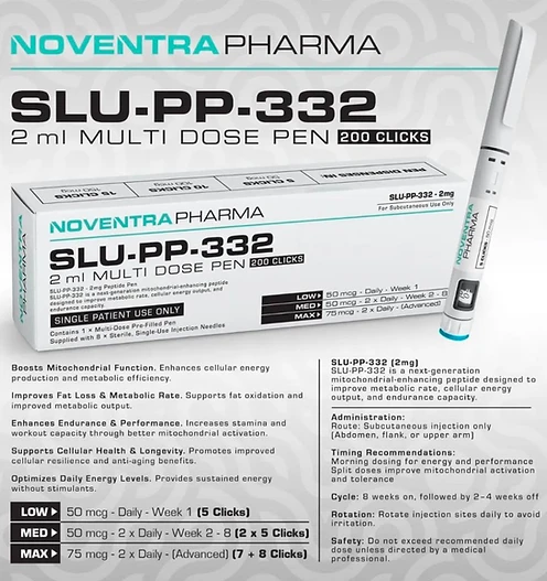 Noventra Pharma SLU-PP-332 2mg Pen Pre-Filled Pen packaging
