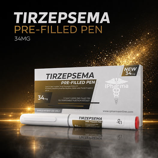 iPharma Tirzepsema Pre-Filled Pen 34mg Pre-Filled Pen packaging